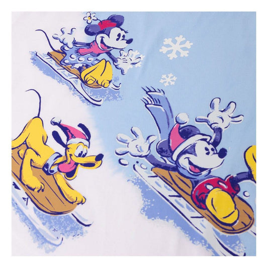 Disney by Loungefly Tee T-Shirt Unisex Mickey and Friends Winter Wonderland Size