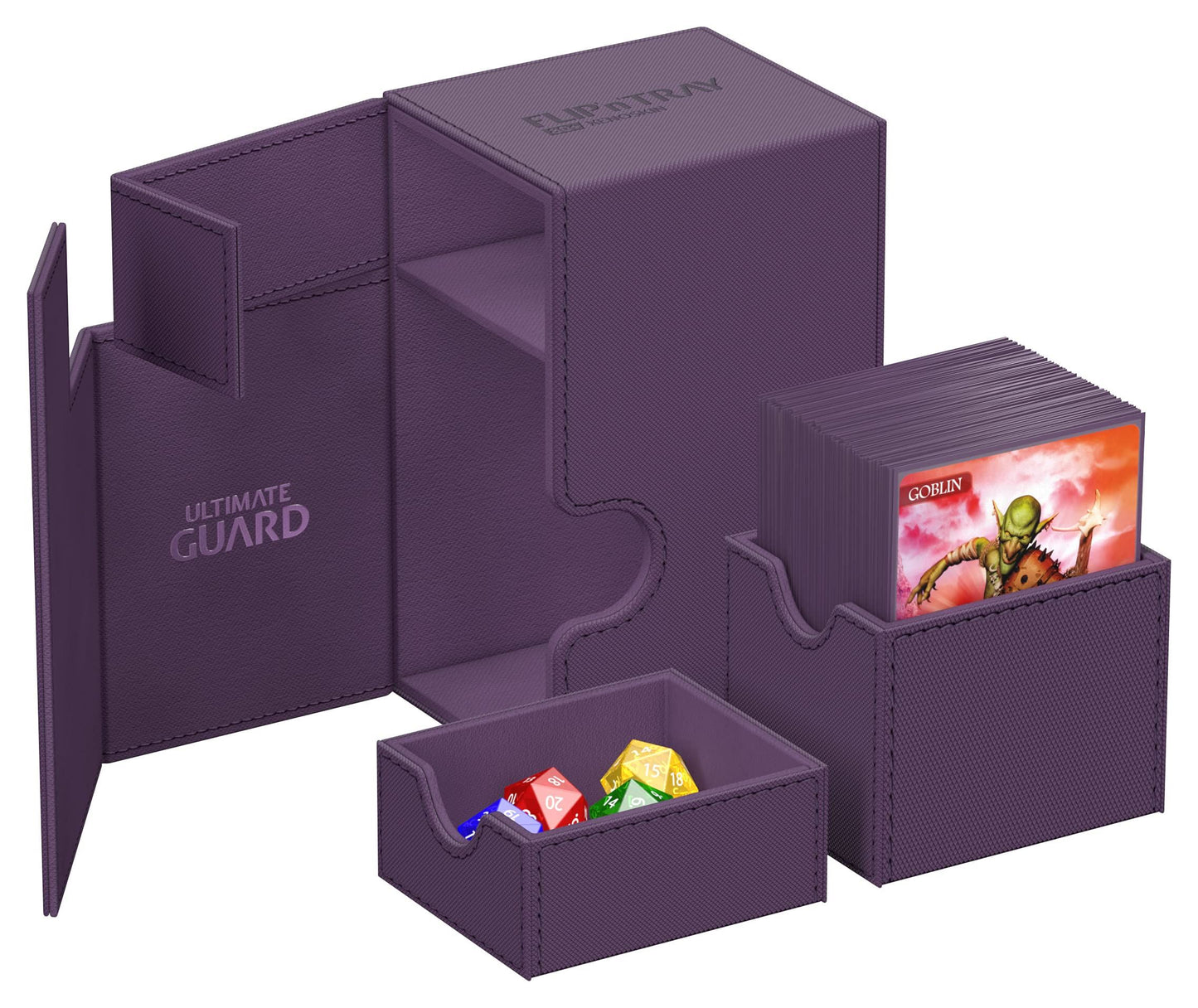 Ultimate Guard Flip`n`Tray 80+ XenoSkin Monocolor Purple