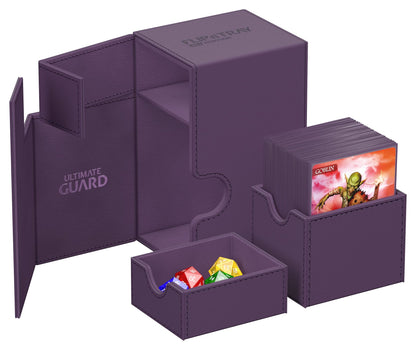 Ultimate Guard Flip`n`Tray 80+ XenoSkin Monocolor Purple