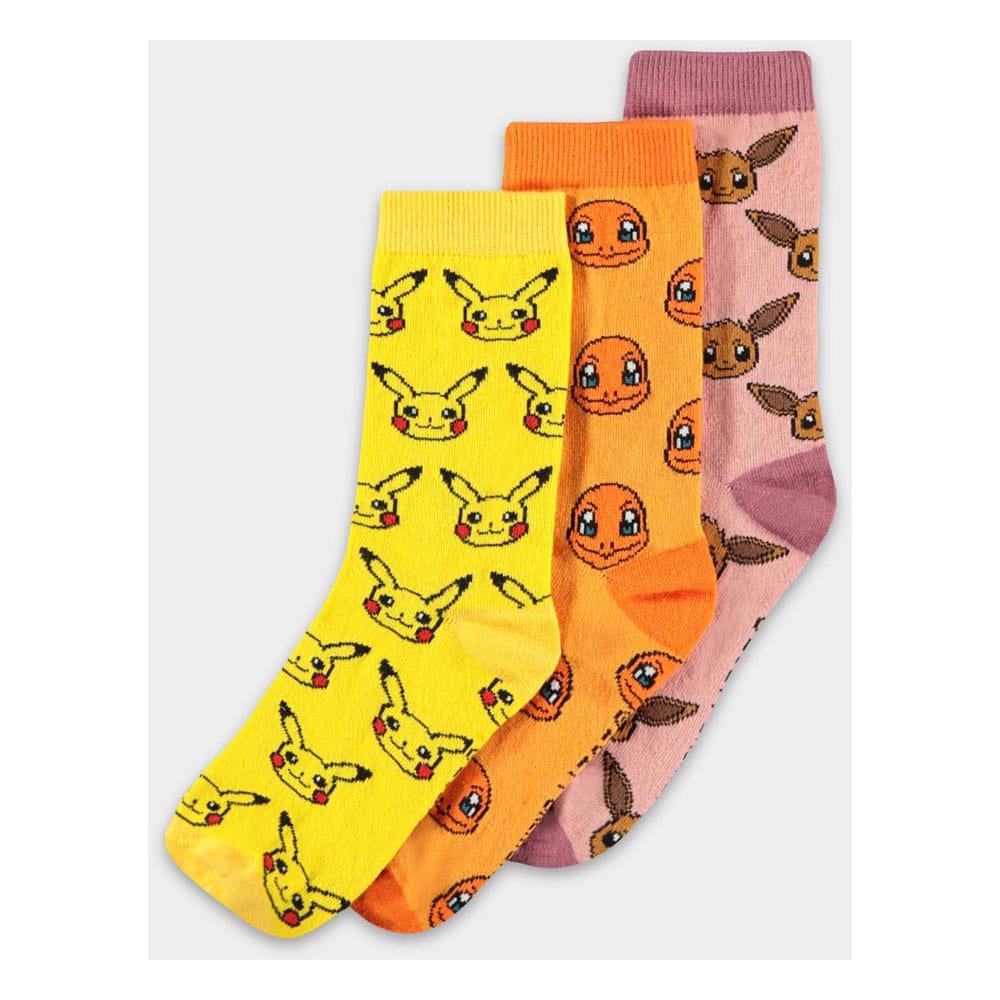 Pok?mon Socks 3-Pack Three Icons 35-38