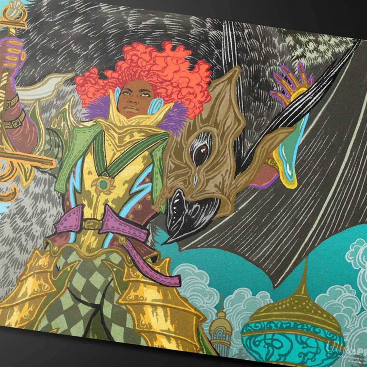 MTG: 2025 Multiplanar Race Set Playmat Borderless Racer 9