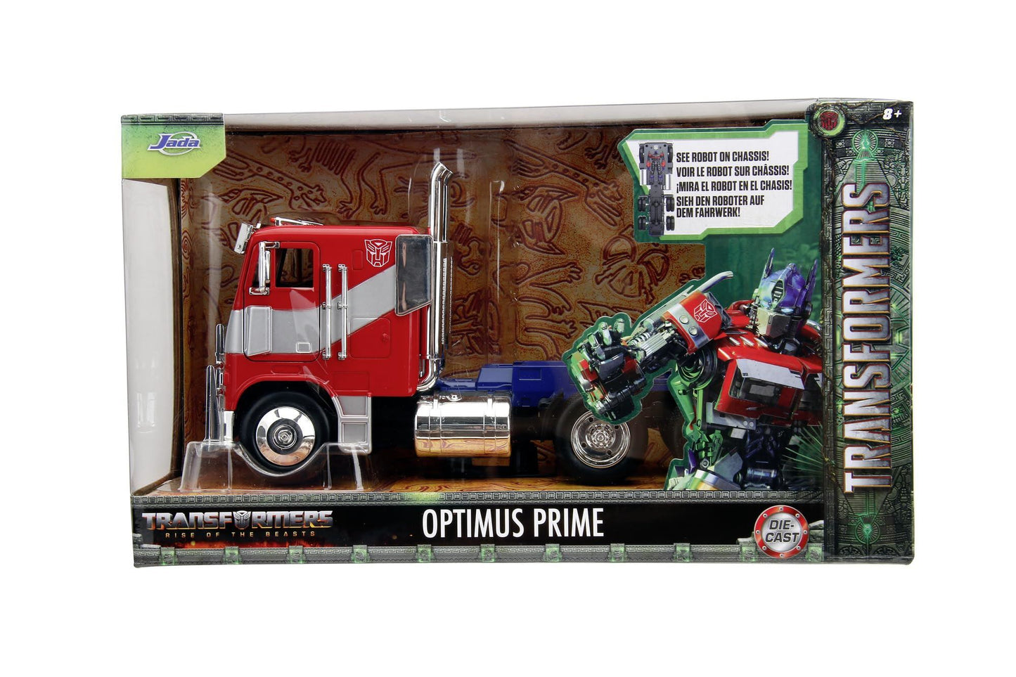 Transformers Diecast Model 1/24 Big Rig T7 Optimus Prime