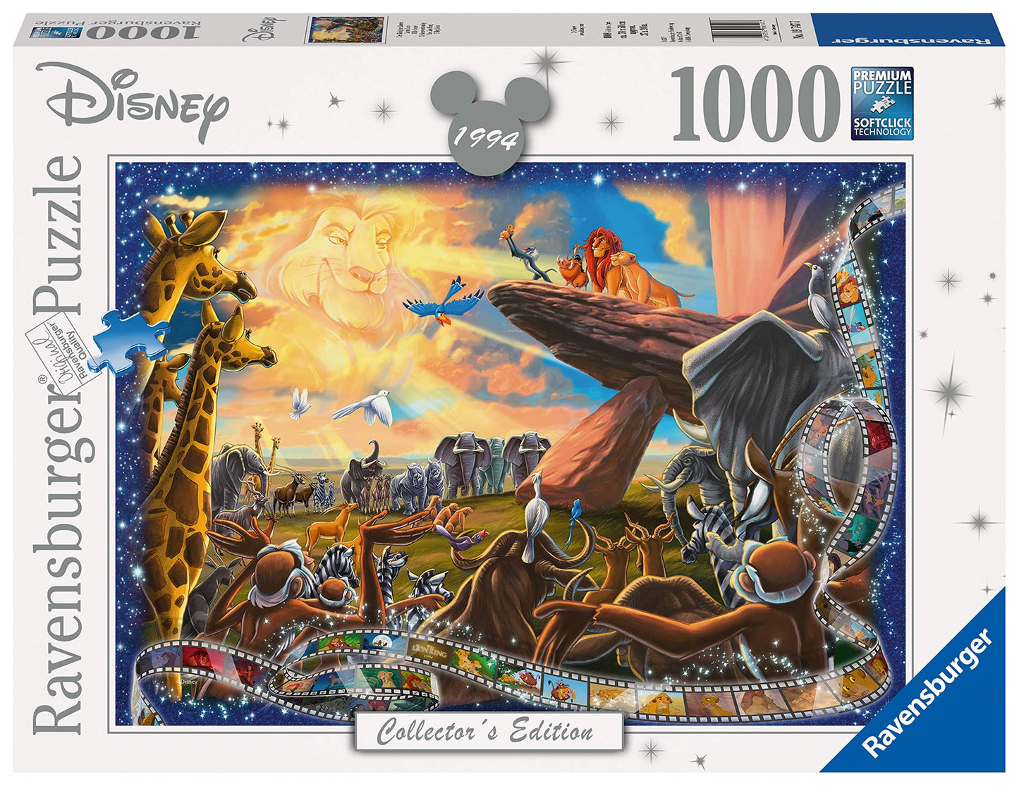 Ravensburger Puzzle Disney Collector's Edition Lion King, 1000pc jigsaw puzzle s
