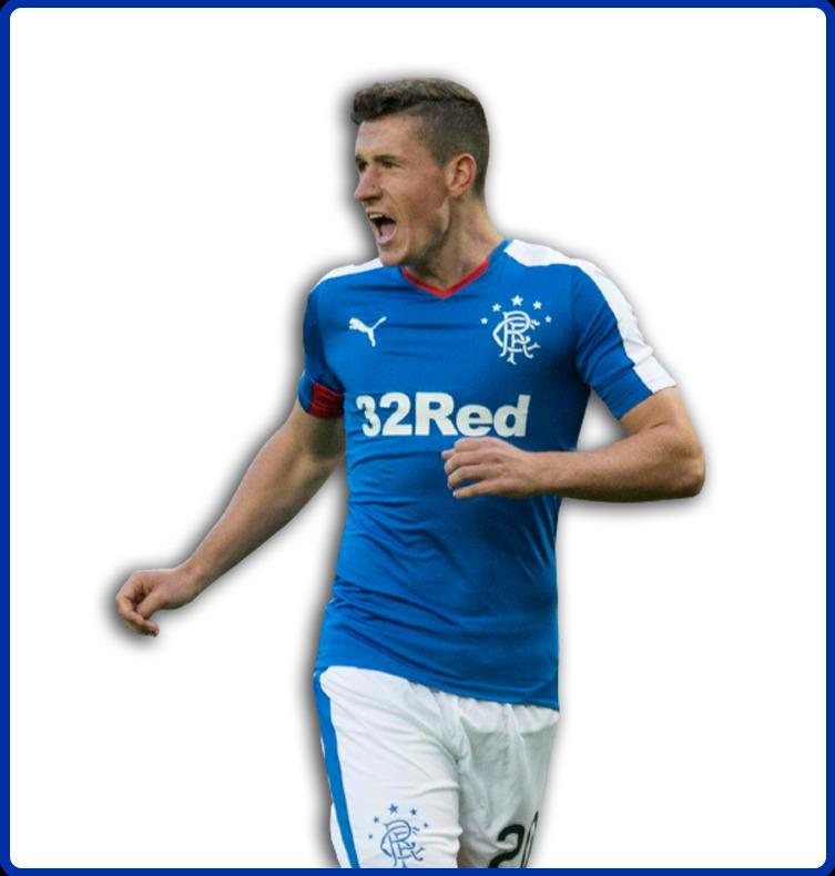 Soccerstarz - Rangers Fraser Aird Home Kit (2015 version)