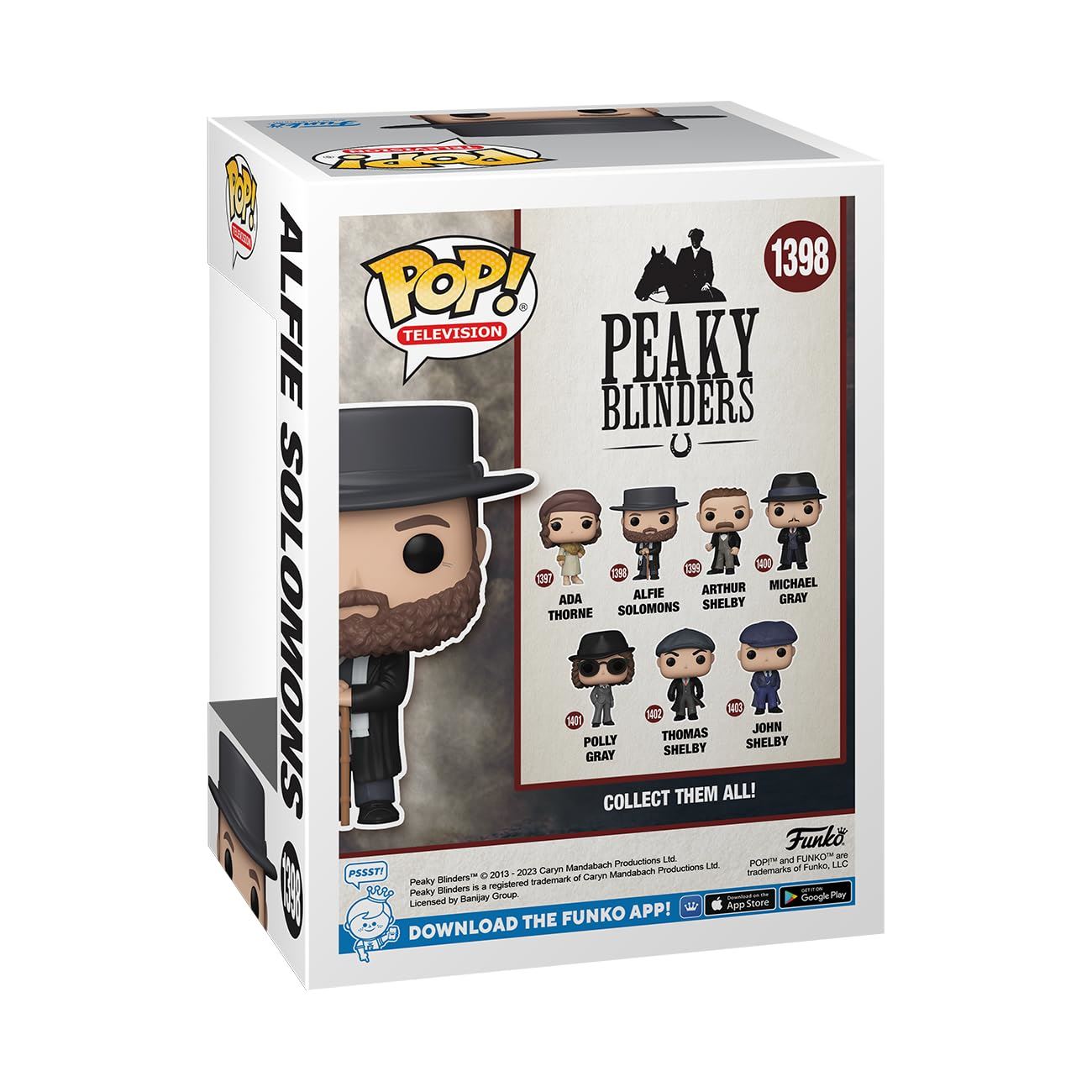 Peaky Blinders POP! TV Vinyl Figure Alfie Solomons 9 cm
