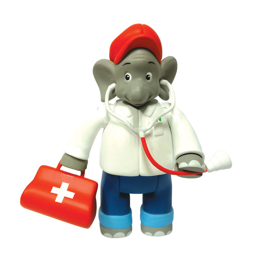 Jazwares - Benjamin the Elephant (As a Doctor) /Toys
