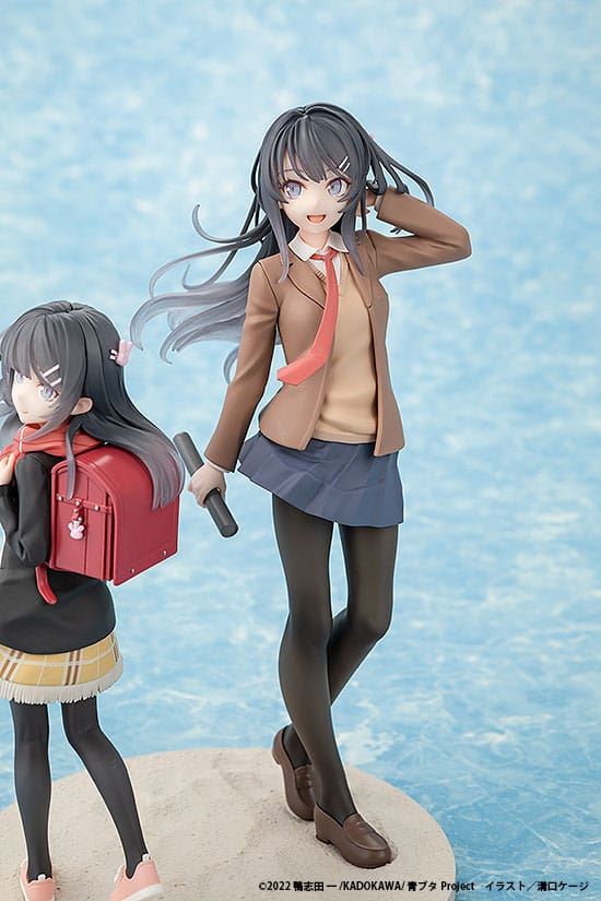 Rascal Does Not Dream Knapsack Kid PVC Statue Mai Sakurajima 19cm