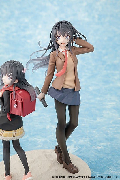 Rascal Does Not Dream Knapsack Kid PVC Statue Mai Sakurajima 19cm