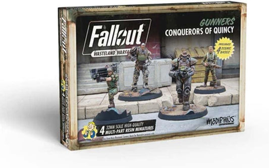 Fallout Wasteland Warfare Gunners Conquerors of Quincy MUH052220 Unpainted