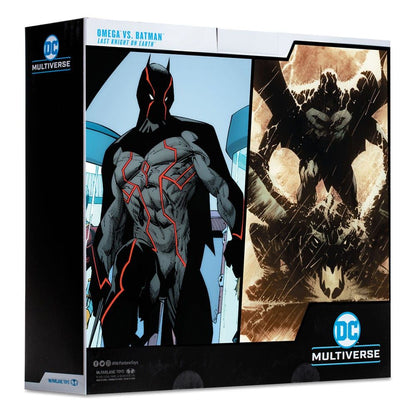 DC Collector Figures Pack of 2 Omega Unmasked & Batman Bloody)(Gold Label 18cm
