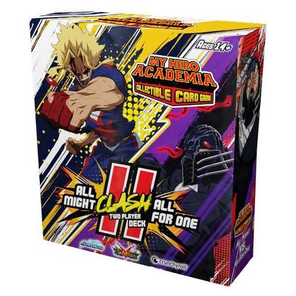 All Might vs All for One Clash Decks: My Hero Academia CCG Series 4 Clash Decks
