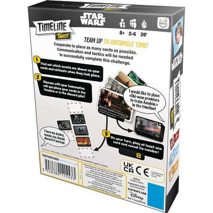 Zygomatic | Timeline Twist: Star Wars | Card Game | Ages 8+ | 2-6 Players | 20 M