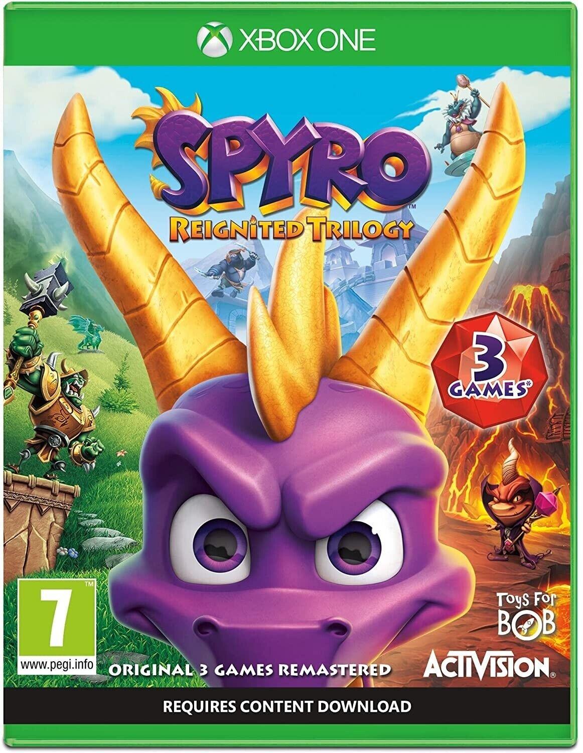 Spyro Reignited Trilogy Polish Box - ENG In Game - New - J1398z *New & Sealed*