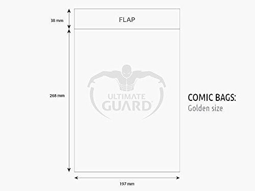 Ultimate Guard Comic Bags Golden Size (100)