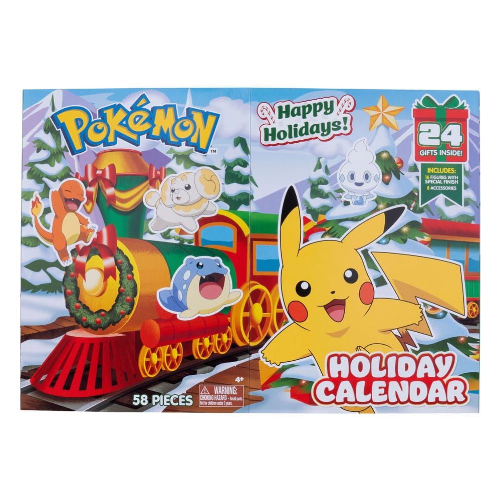 Pok?mon Battle Figures Advent Calendar Holiday 2024 *Version DE/FR/NL*