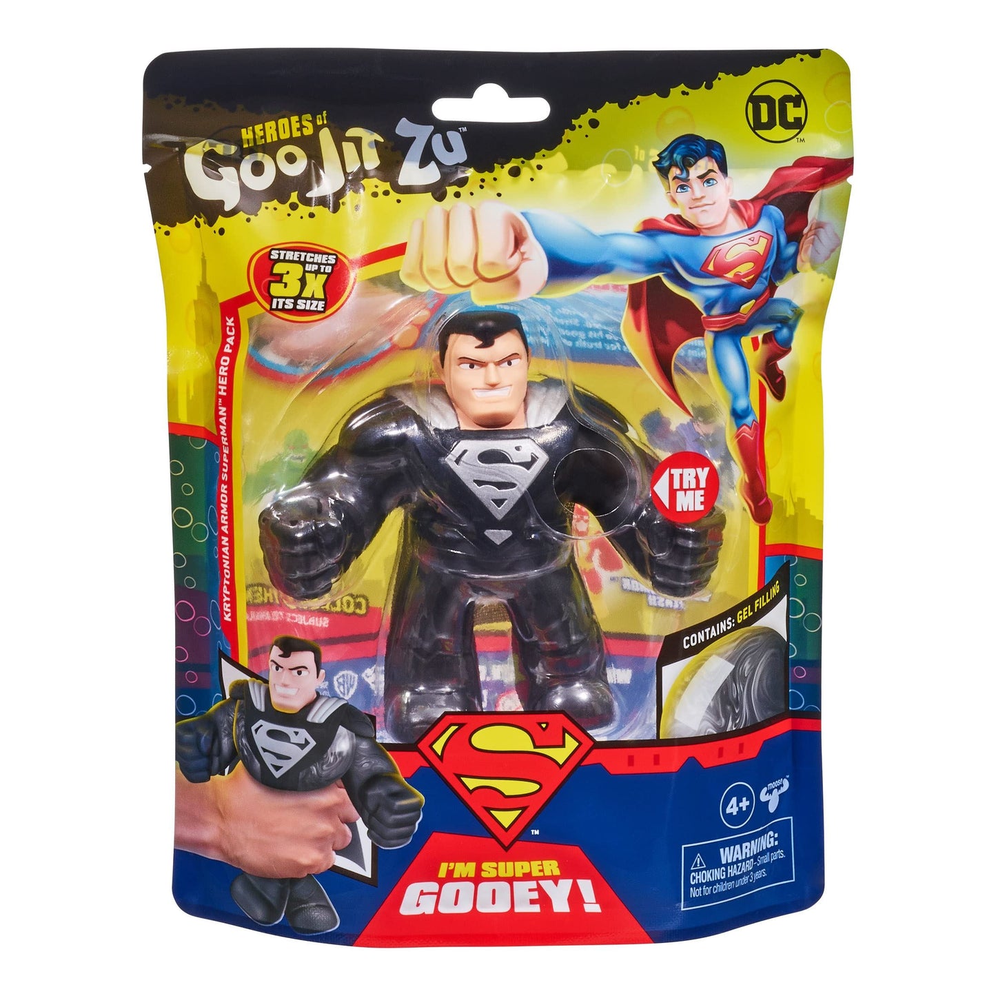 Heroes of Goo Jit Zu - DC Superheroes - Kryptonian Steel Superman /Toys