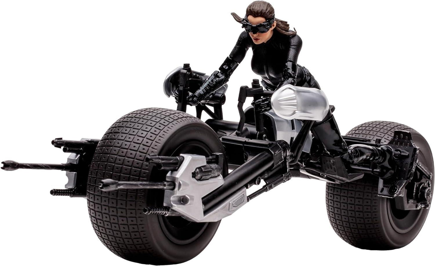 DC Multiverse Dark Knight Rises Catwoman & Batpod Gold Label 7 Figure McFarlane