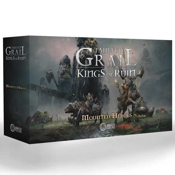 Awaken Realms | Tainted Grail: Kings of Ruin - Mounted Heroes | Miniatures Board