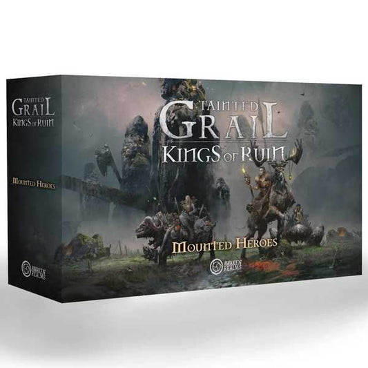 Awaken Realms | Tainted Grail: Kings of Ruin - Mounted Heroes | Miniatures Board