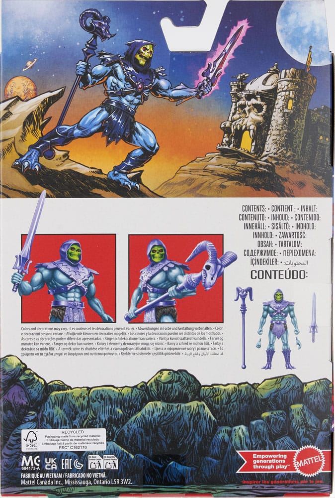 Masters of the Universe Masterverse Vintage Collection Figure Skeletor 18cm