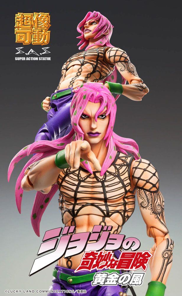 JoJo's Bizarre Adventure Part5 Super Action Action Figure Chozokado (Diavolo) (r