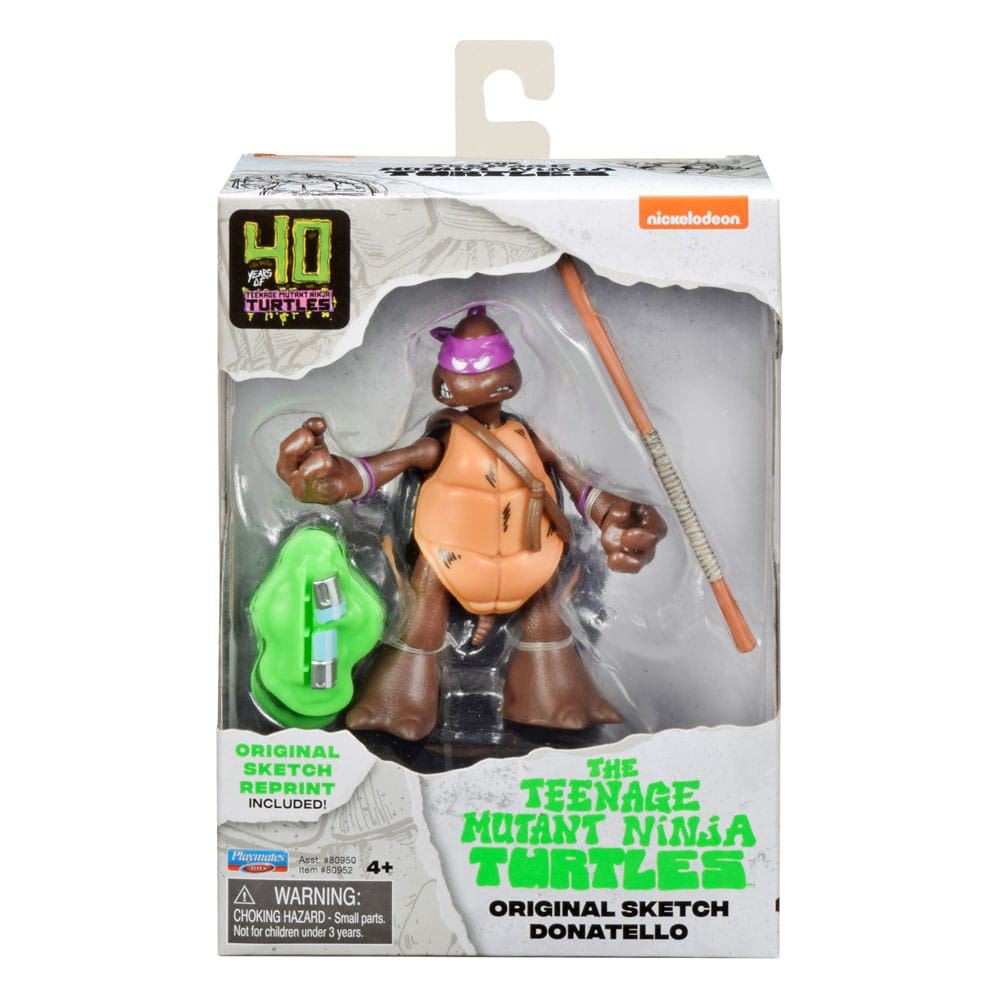 Teenage Mutant Ninja Turtles Action Figures 40th Anniversary 10 cm Assortment (8