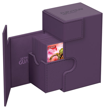 Ultimate Guard Flip`n`Tray 80+ XenoSkin Monocolor Purple