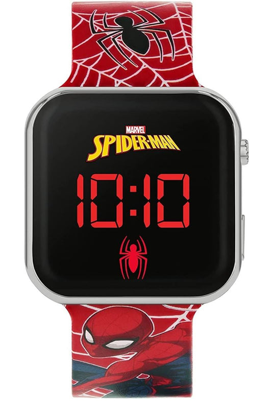 Peers Hardy - Disney Marvel Spiderman Red Strap Led Watch /Merchandise