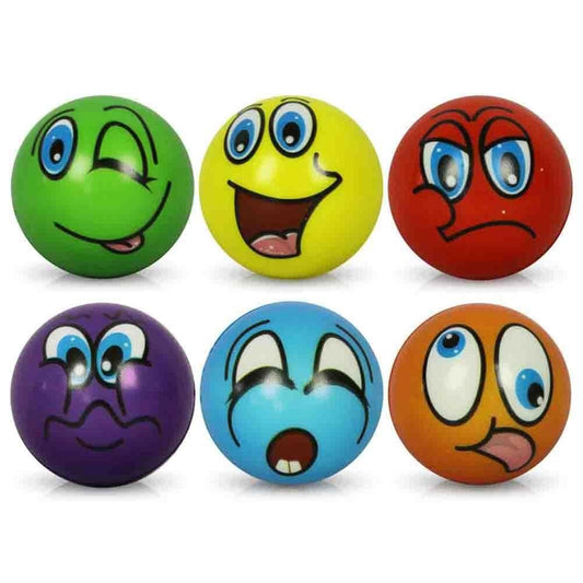 Crumple Ball Stressball Smiley 6cm /Toys - New Toys - G1398z