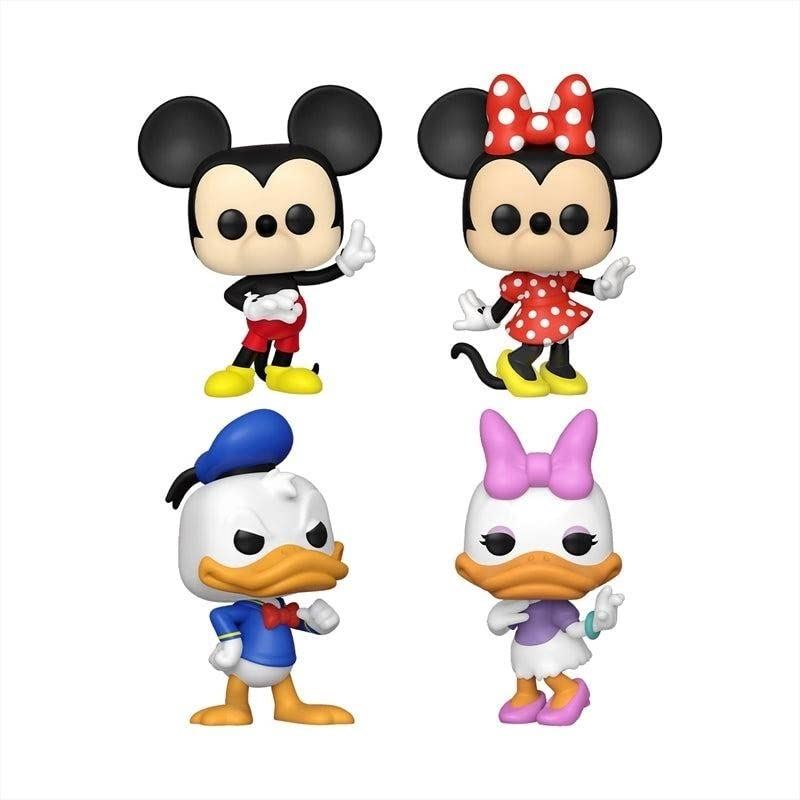 Funko Disney 100 Mickey & Friends 4PK (Mickey, Minnie, Donald, Daisy) POP! Vinyl