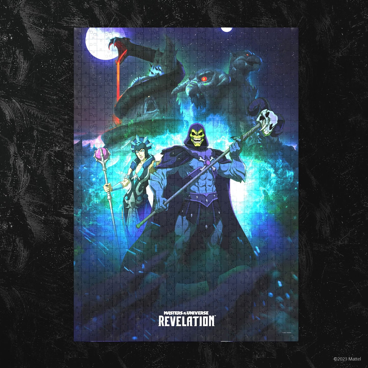 Masters of the Universe: Revelation Puzzle Skeletor and Evil-Lyn (1000 pieces)