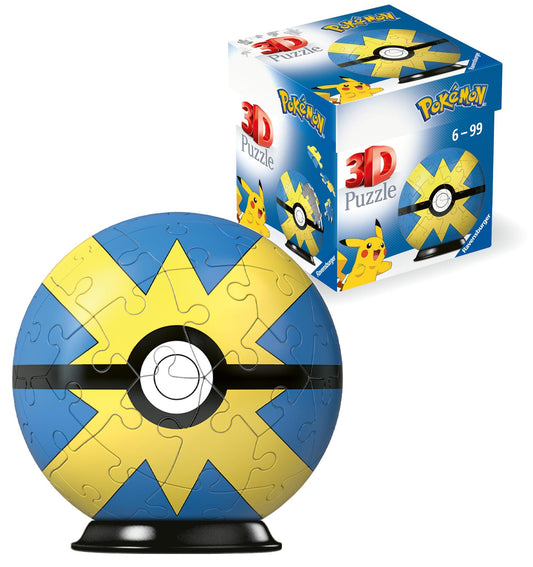 Pok?mon 3D Puzzle Pok?balls: Quick Ball (55 pieces)