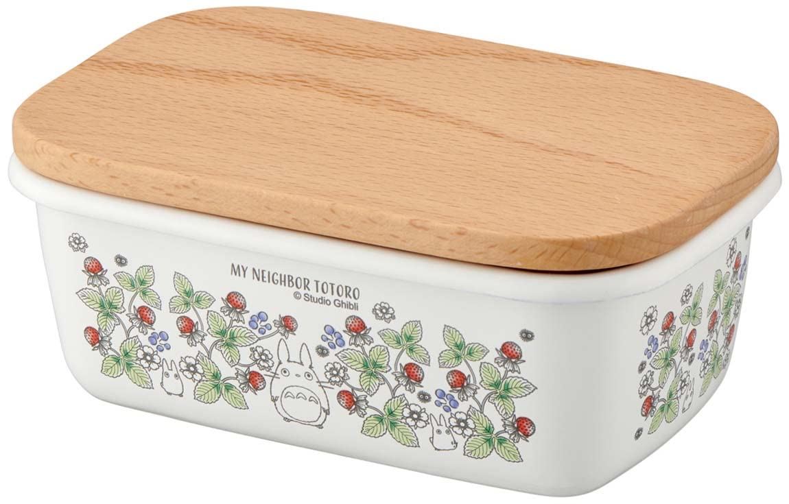 My Neighbor Totoro butter dish with wooden lid Soot Sprites 500 ml