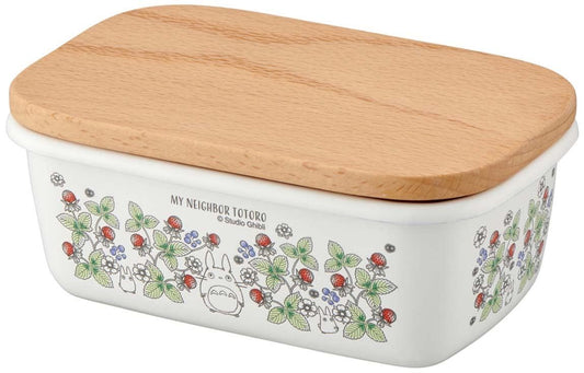My Neighbor Totoro butter dish with wooden lid Soot Sprites 500 ml