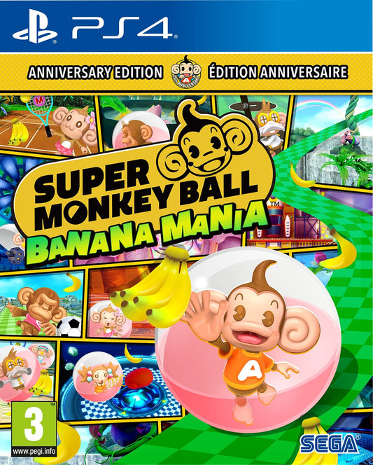 Super Monkey Ball Banana Mania - Launch Edition /PS4 *New & Sealed*
