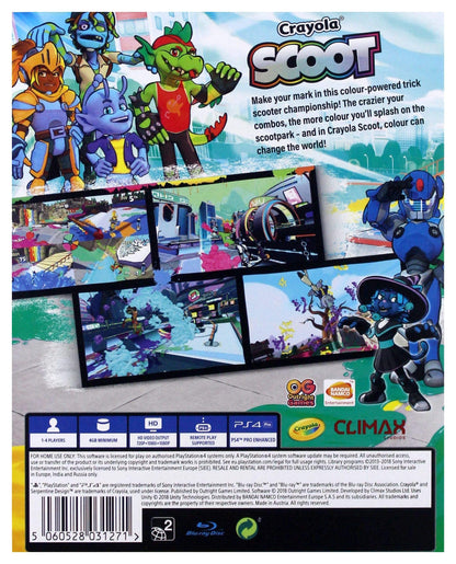 Crayola Scoot /PS4 *New & Sealed*