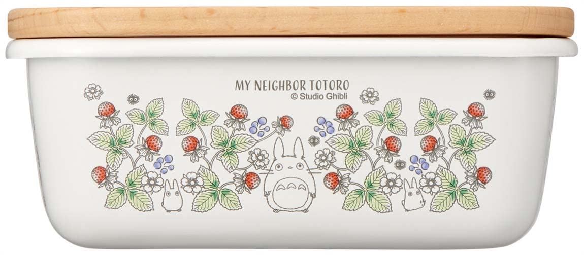 My Neighbor Totoro butter dish with wooden lid Soot Sprites 500 ml