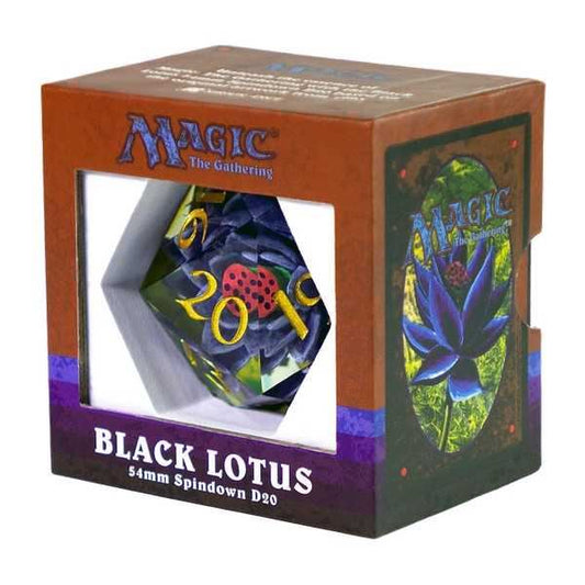 Magic The Gathering Black Lotus Spindown 54mm D20 - Sirius Dice