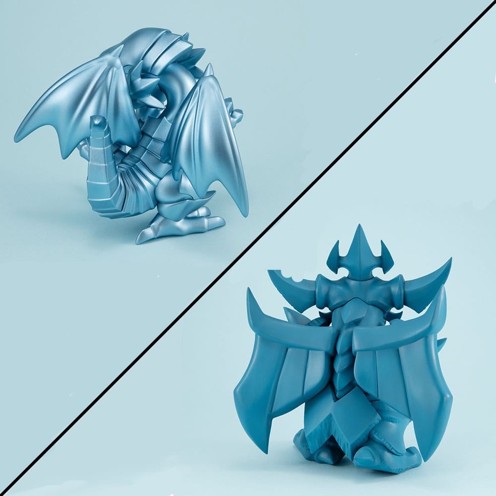 Yu-Gi-Oh! Duel Monsters Megatoon PVC Statue Blue Eyes White Dragon & Obelisk the