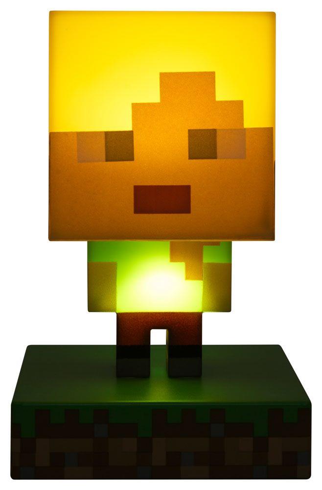 Paladone Minecraft Alex Icon Light | Mini Night Lamp Fun Pixelated