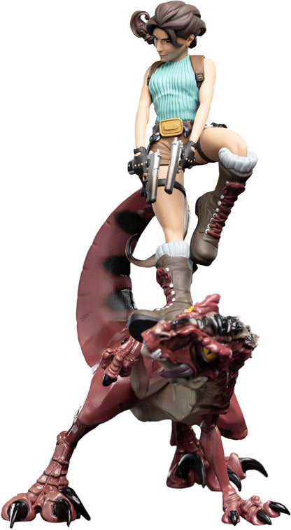 Tomb Raider Mini Epics Vinyl Figure Lara Croft & Raptor 24 cm