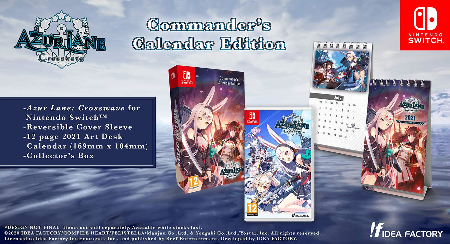 Azur Lane: Crosswave (Commander's Calendar Edition) (ENGLISH) *New & Sealed*
