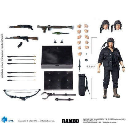 First Blood II Exquisite Super Series 1/12 First Blood II John Rambo 16 cm