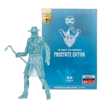 DC Multiverse Figure The Joker Batman Three Jokers Frostbite Gold Label 18cm