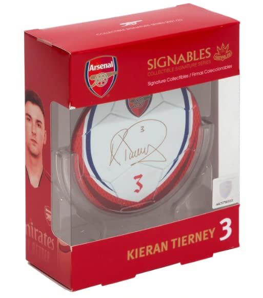 Signables Signature Disk - Arsenal (Kieran Tierney) /Merch
