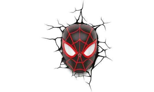 Marvel 3D LED Light Spider-Man Miles Morales Face 3D