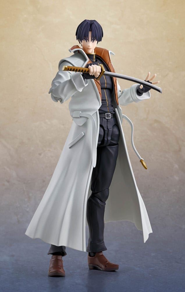 Rurouni Kenshin Meiji Swordsman Romantic Story S.H. Aoshi Shinomori 17cm