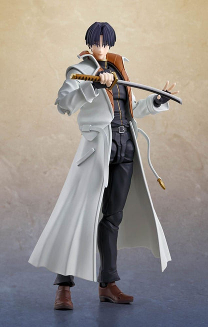 Rurouni Kenshin Meiji Swordsman Romantic Story S.H. Aoshi Shinomori 17cm