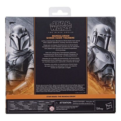 Star Wars The Mandalorian Black Series 2Pk Mandalorian Shriek-Hawk Trainers 15cm