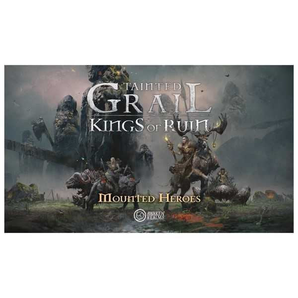 Awaken Realms | Tainted Grail: Kings of Ruin - Mounted Heroes | Miniatures Board